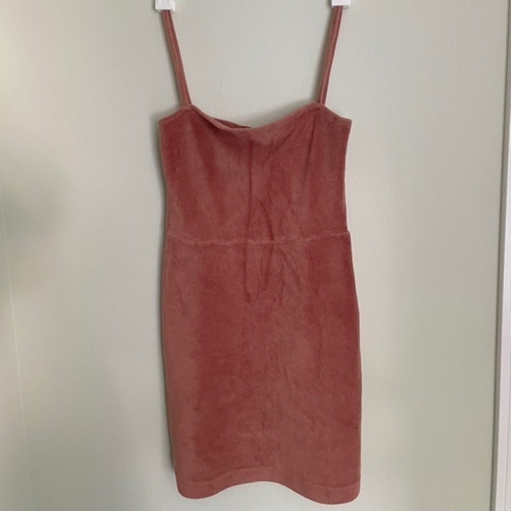 Suede dress